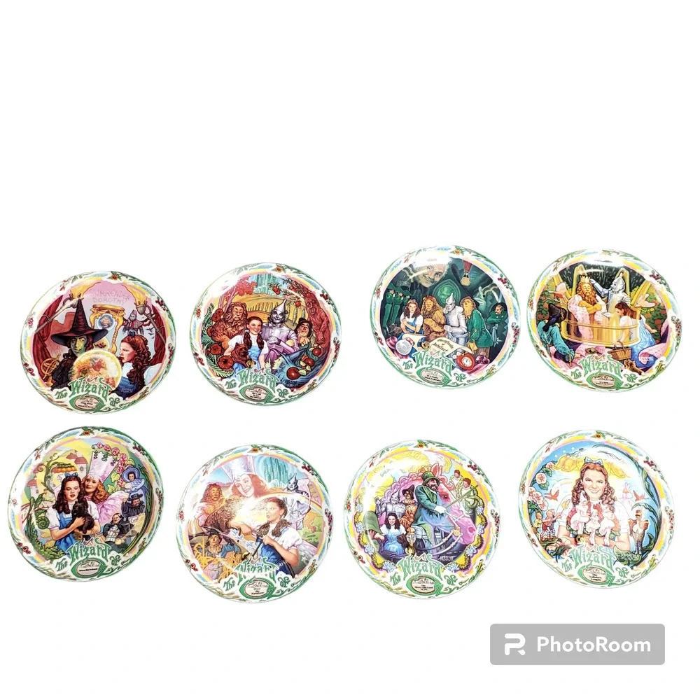 Wizard of Oz Knowles‎ 1993 Bradez Musical Plate Collection Set of 8